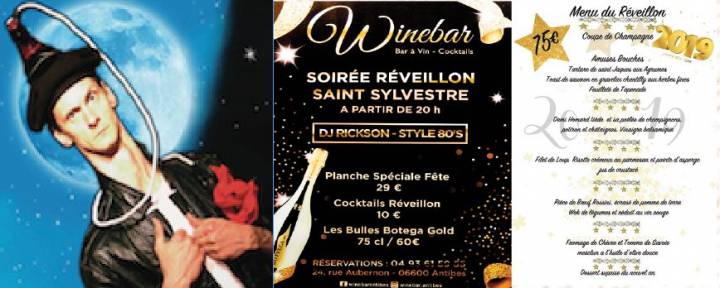 Le Réveillon du 31 de Saint Laurent à Antibes, Valbonne et Isola 2000
